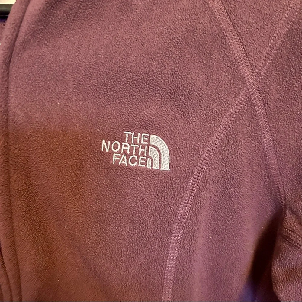 The North Face Women's jacket with hoodie. - Picture 2 of 4